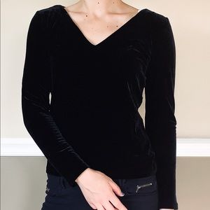 Banana Republic Velvet long sleeve